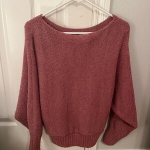 Women’s cozy fleece sweater